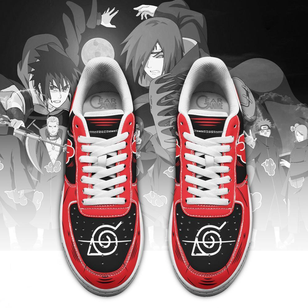 Hot Anime Naruto Akatsuki Low Top Sneakers
