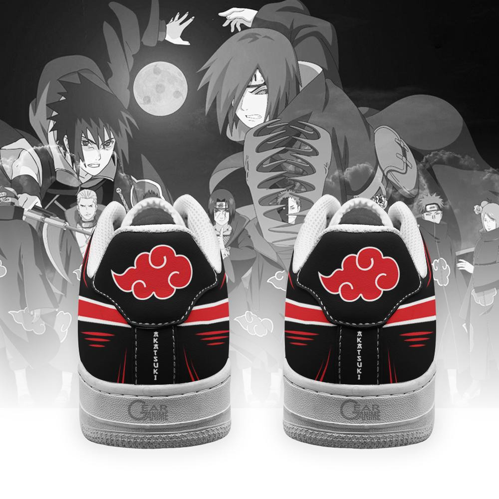 Hot Anime Naruto Akatsuki Low Top Sneakers - Image 3