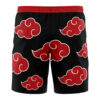Akatsuki Hawaiian Shorts BACK Mockup - Naruto UK Shop