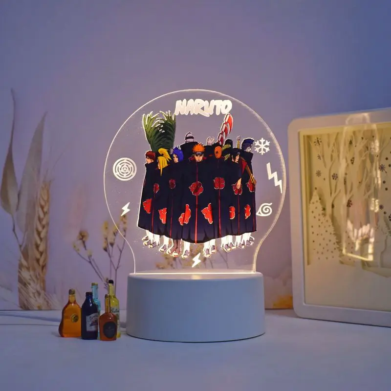 Anime Naruto Akatsuki Night Light