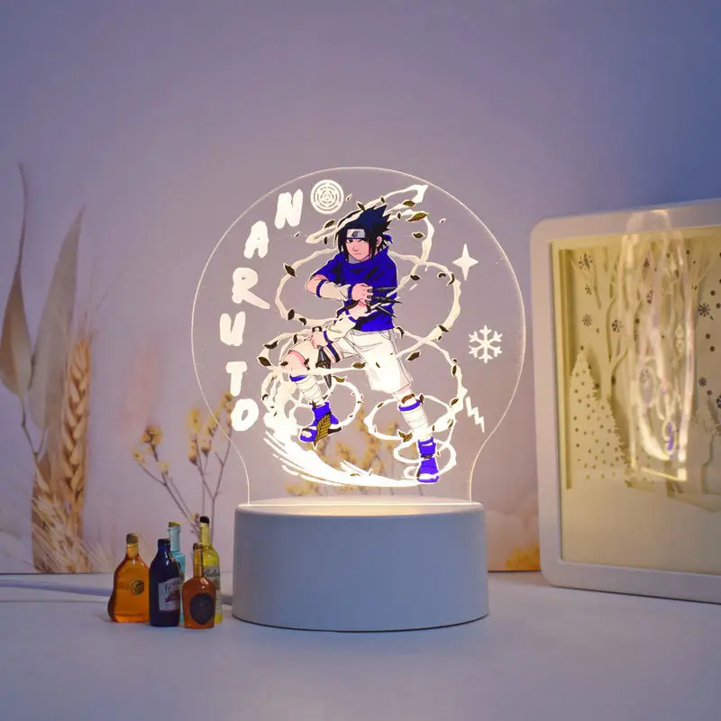 Anime Naruto Uchiha Sasuke Night Light