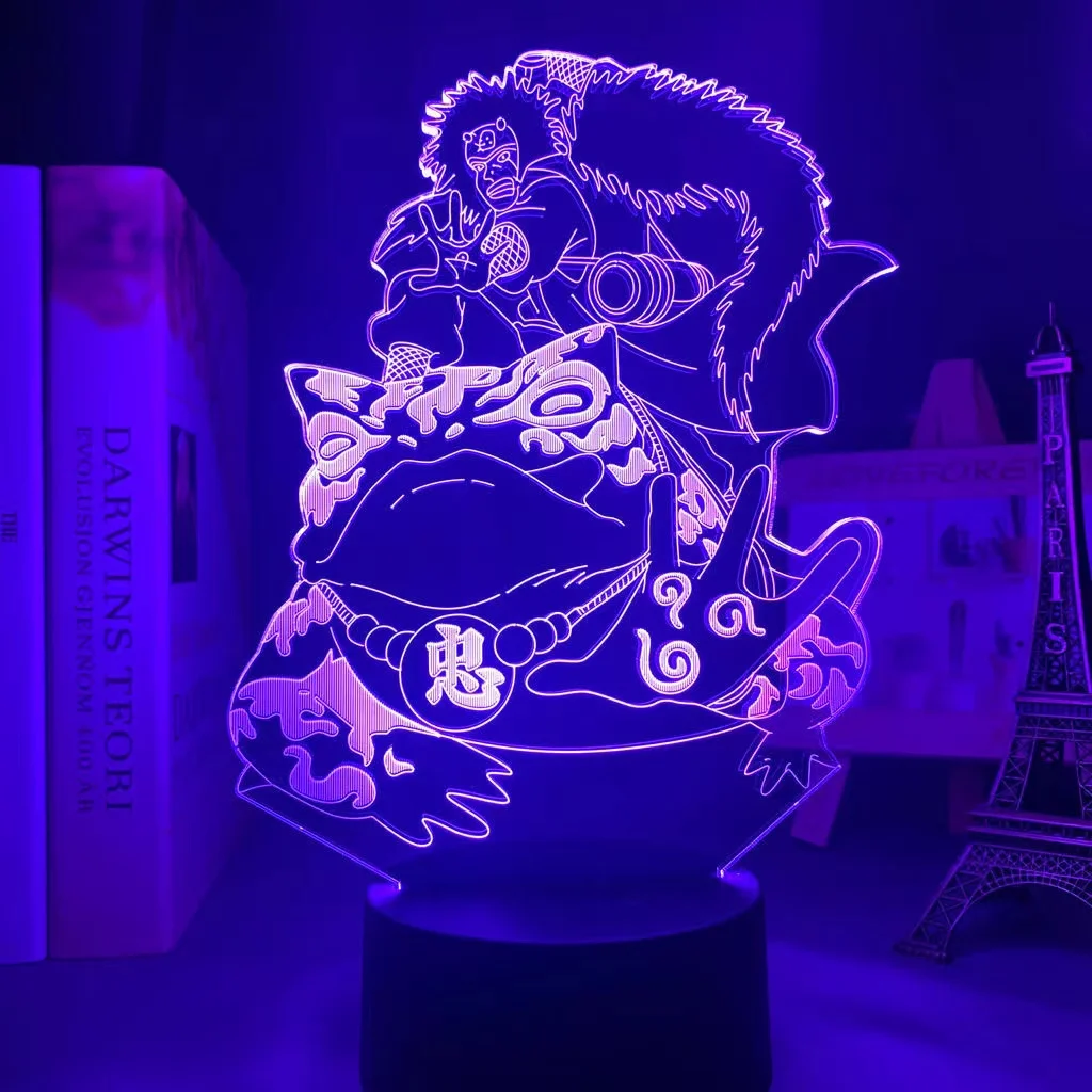 Japanese Anime Naruto Purple Led Lamp
