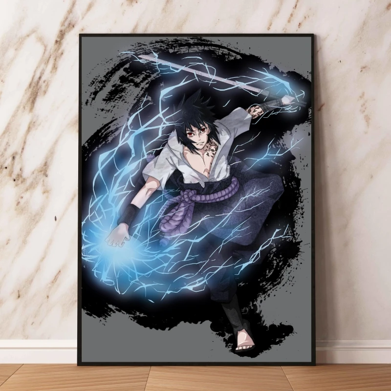 Naruto Coolest Uchiha Sasuke Wall Art