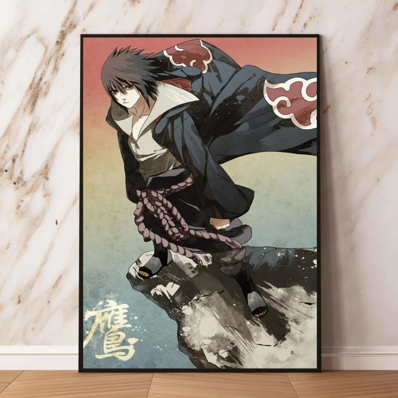 Naruto Uchiha Sasuke Akatsuki Wall Art