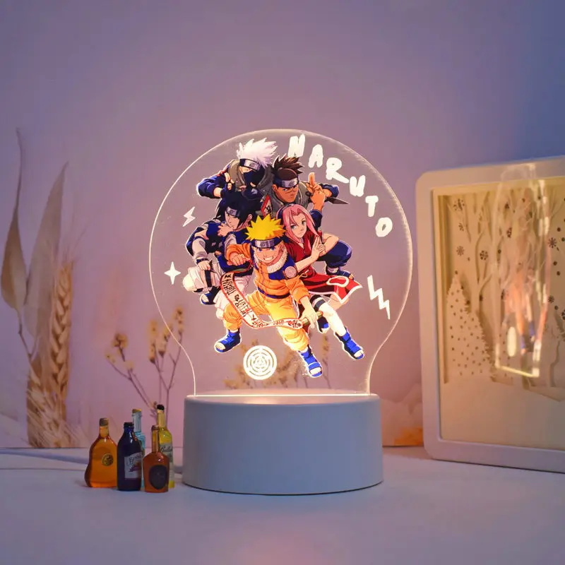 Anime Naruto Characters Night Light