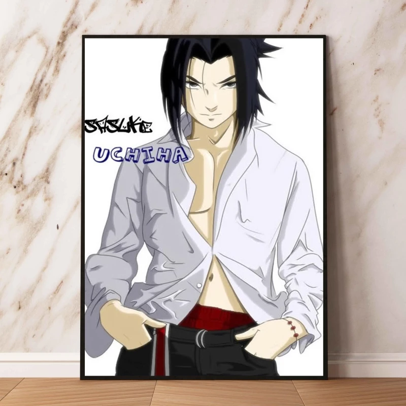 Naruto Anime Sasuke Uchiha Wall Art
