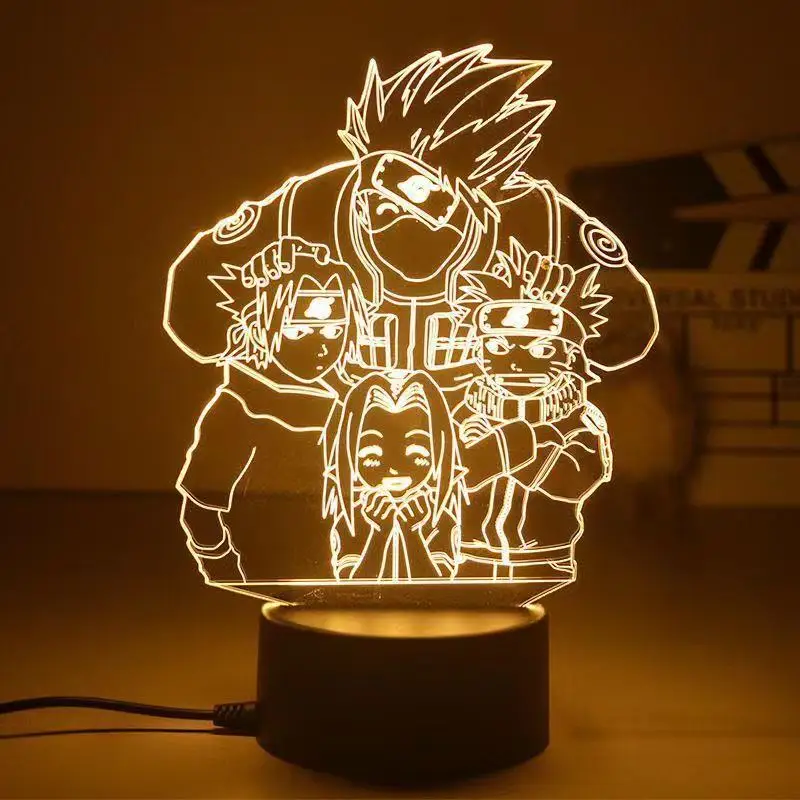 Naruto Anime Decor Led Lamp