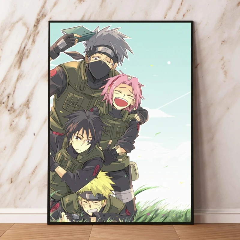 Naruto The Strongest Team 7 Wall Art