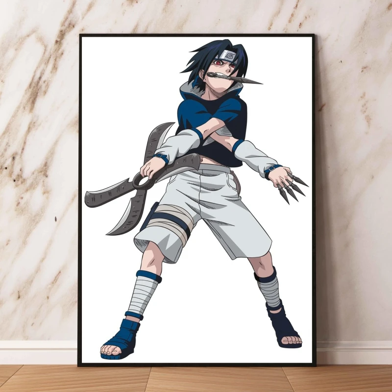 Naruto Anime Young Sasuke Wall Art