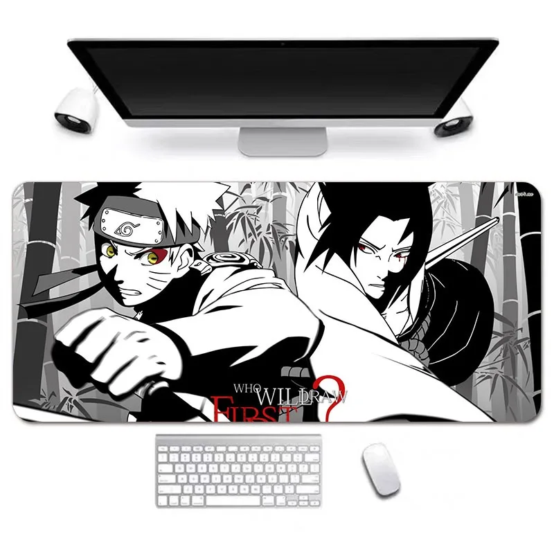 Naruto Black And White Mouse Pad