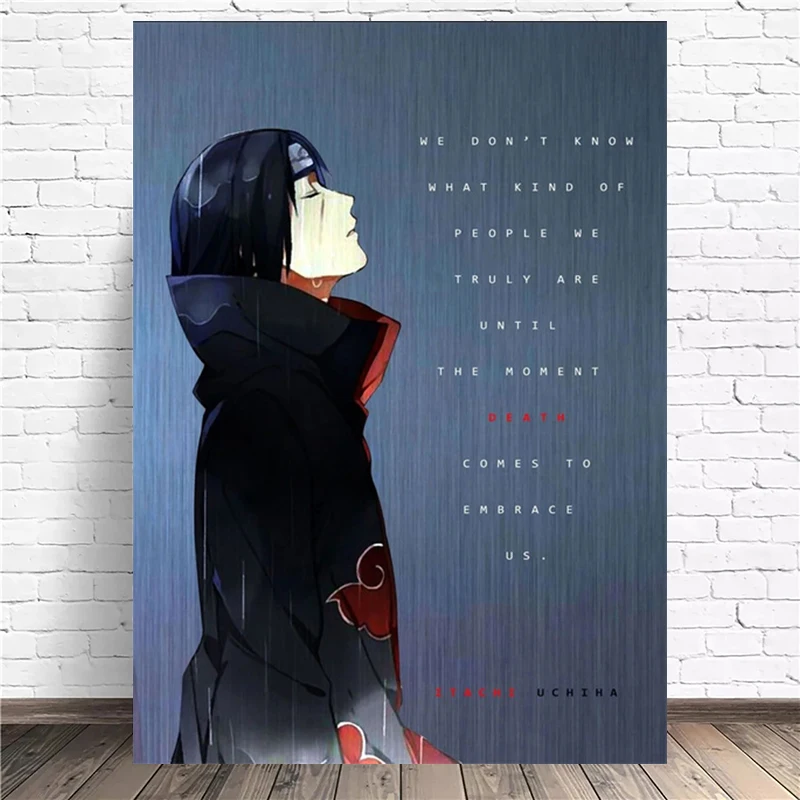 Naruto Anime Itachi Uchiha Wall Art
