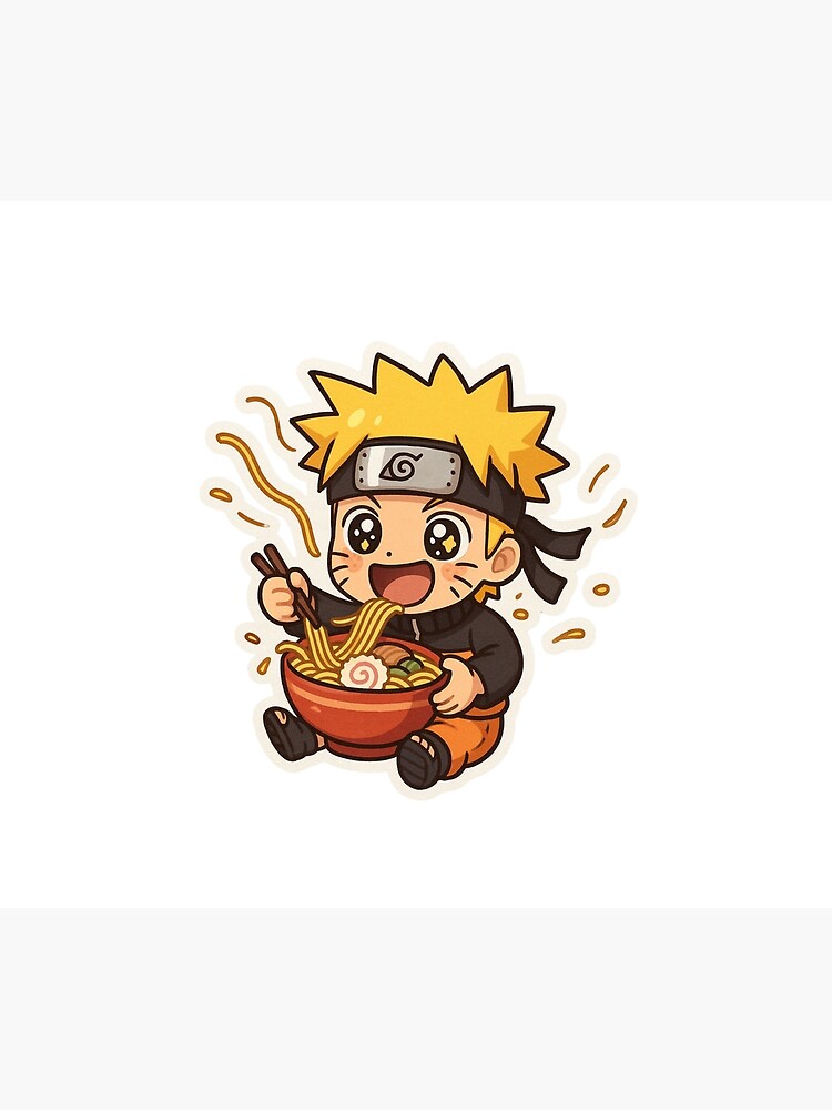 Ramen Rusher Naruto Chibi Sticker Tapestry - Image 2