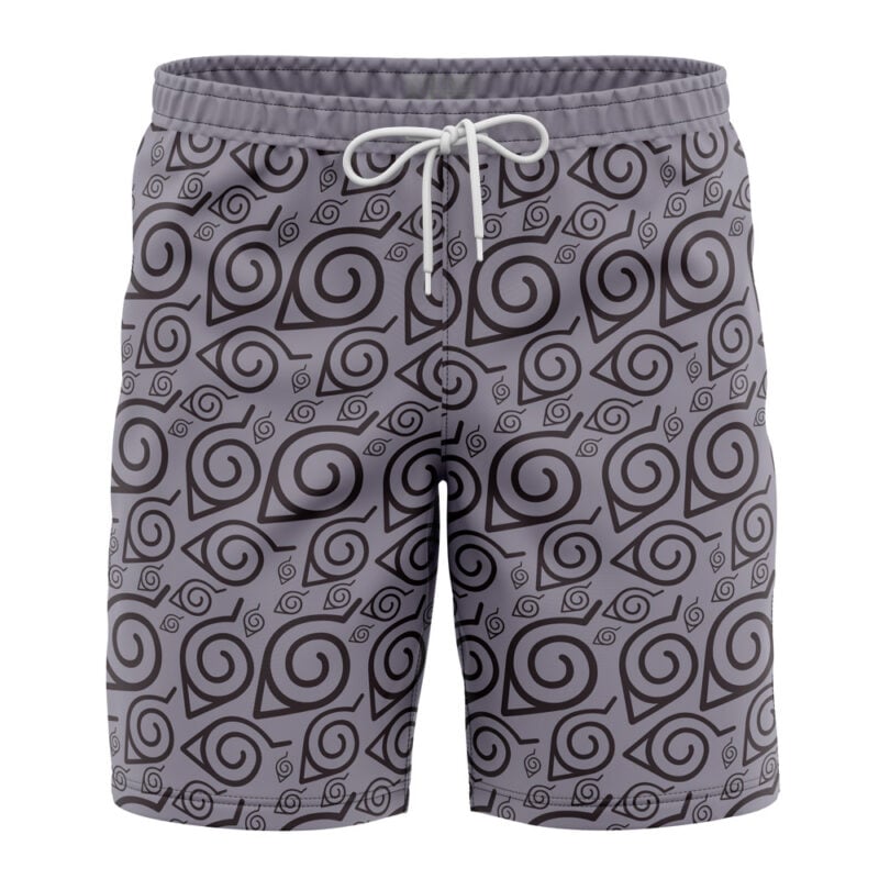 Konoha Naruto Shorts Swim Trunks - Image 5
