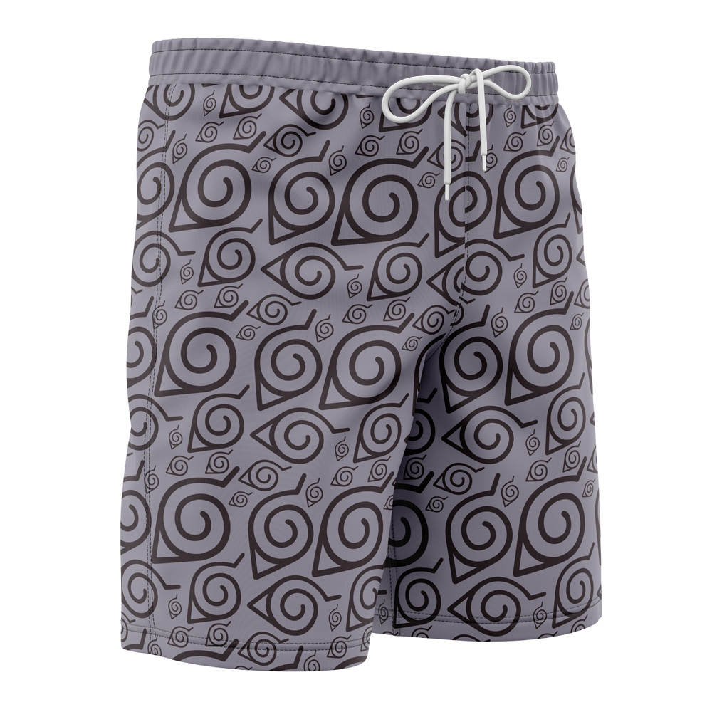 Konoha Naruto Shorts Swim Trunks - Image 3