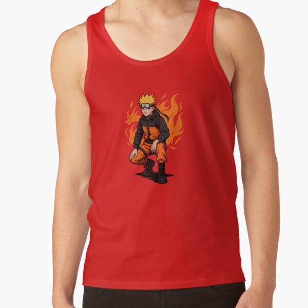 Naruto Uzumaki Anime Premium Streetwear Tank Top - Image 5