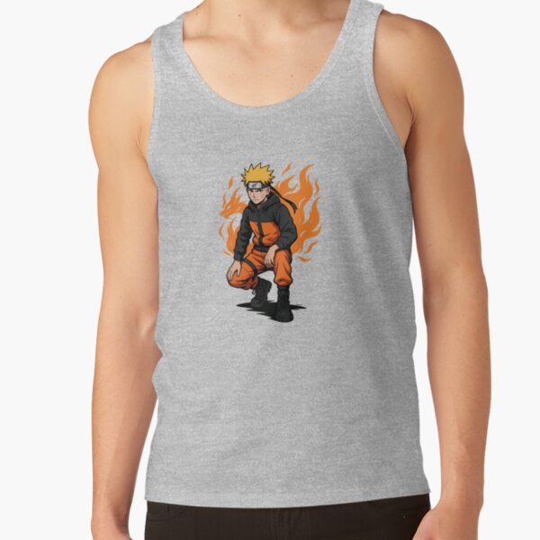 Naruto Uzumaki Anime Premium Streetwear Tank Top - Image 4