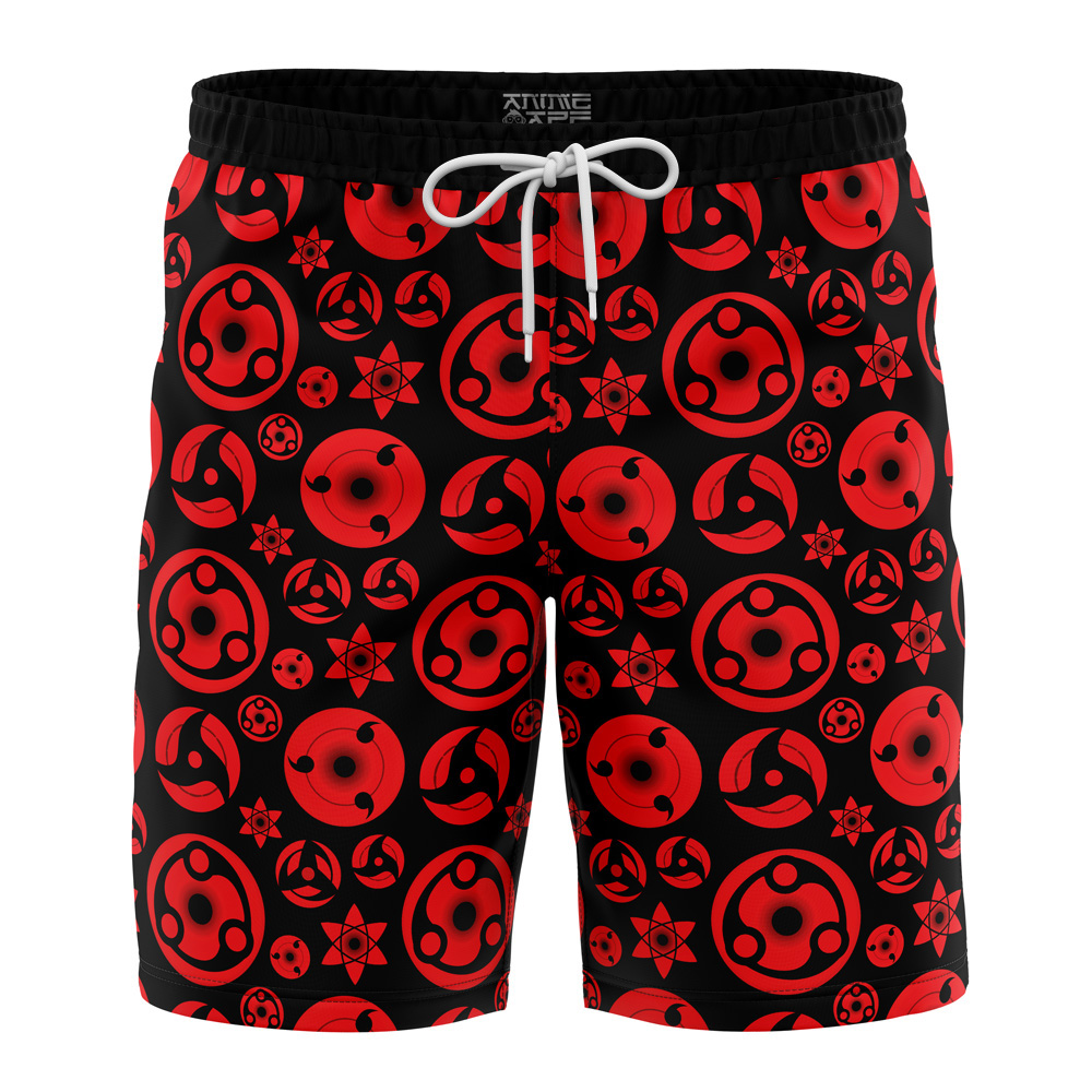 Sharingan Naruto Shorts Swim Trunks