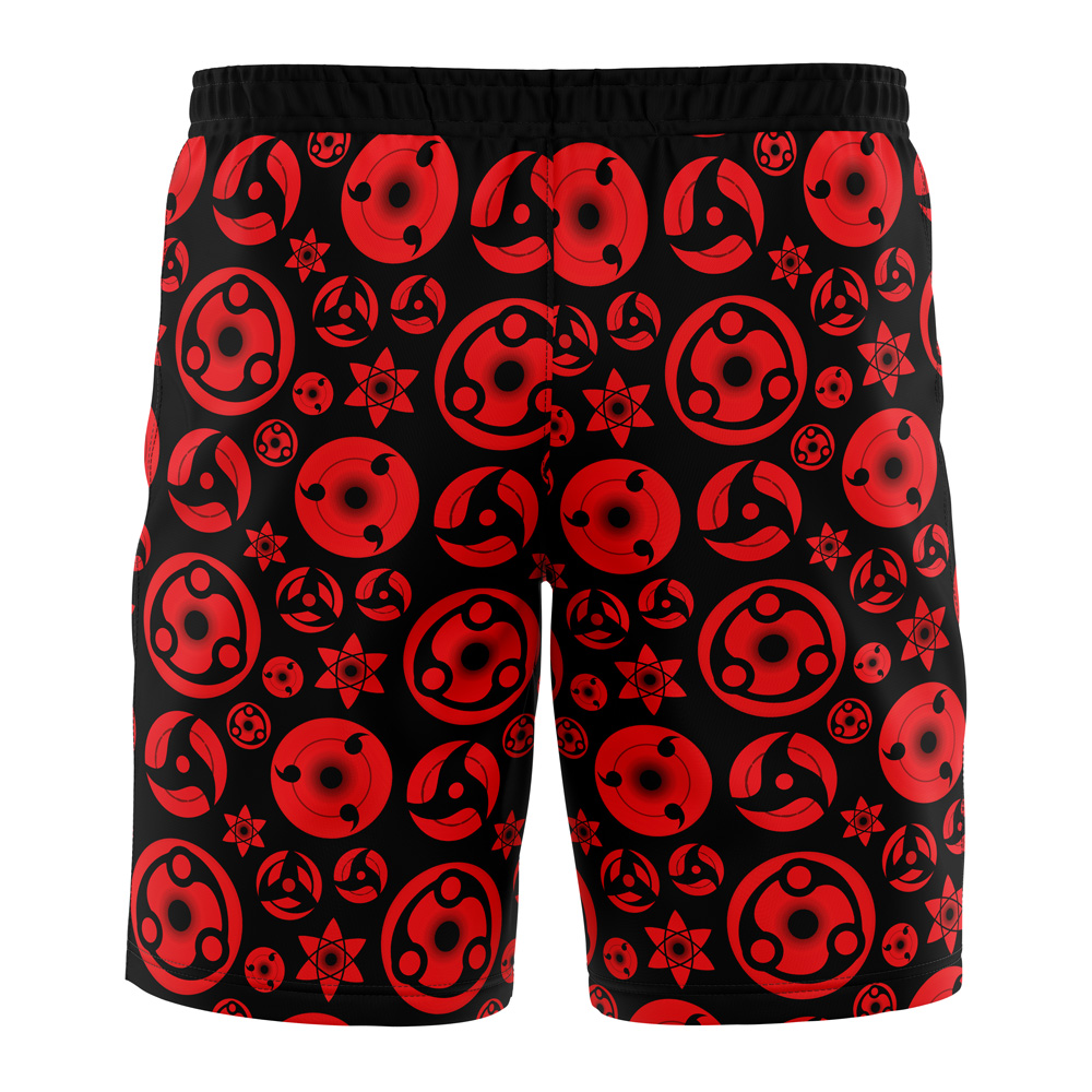 Sharingan Naruto Shorts Swim Trunks - Image 4