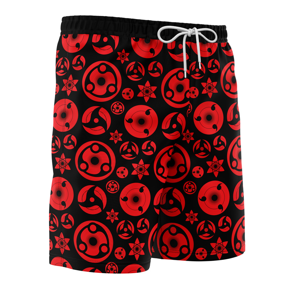 Sharingan Naruto Shorts Swim Trunks - Image 3