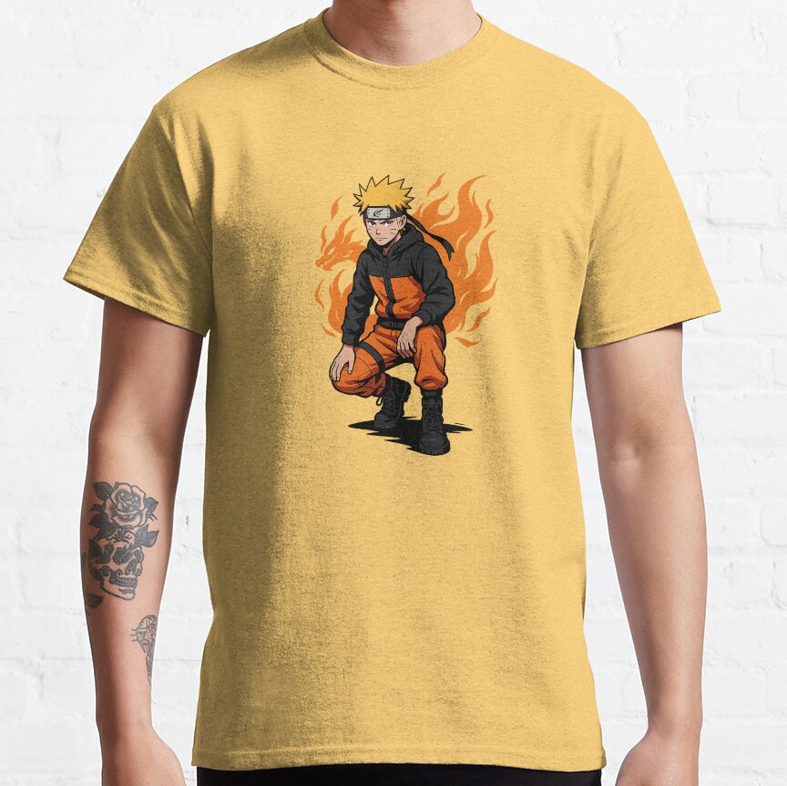 Naruto Uzumaki Anime Premium Streetwear T-shirt - Image 7
