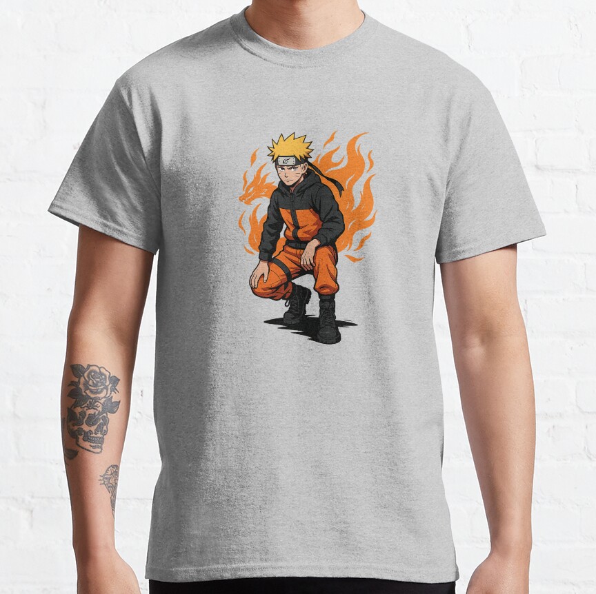 Naruto Uzumaki Anime Premium Streetwear T-shirt - Image 4