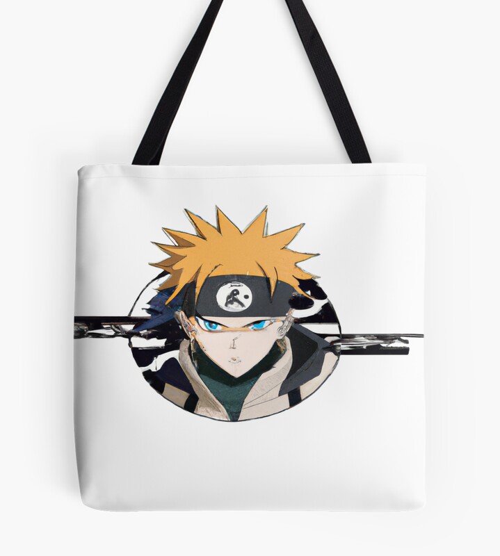 Naruto Shippuden X Hello Kitty Naruto Uzumaki Adult Short Sleeve T Shirt Tote Bag