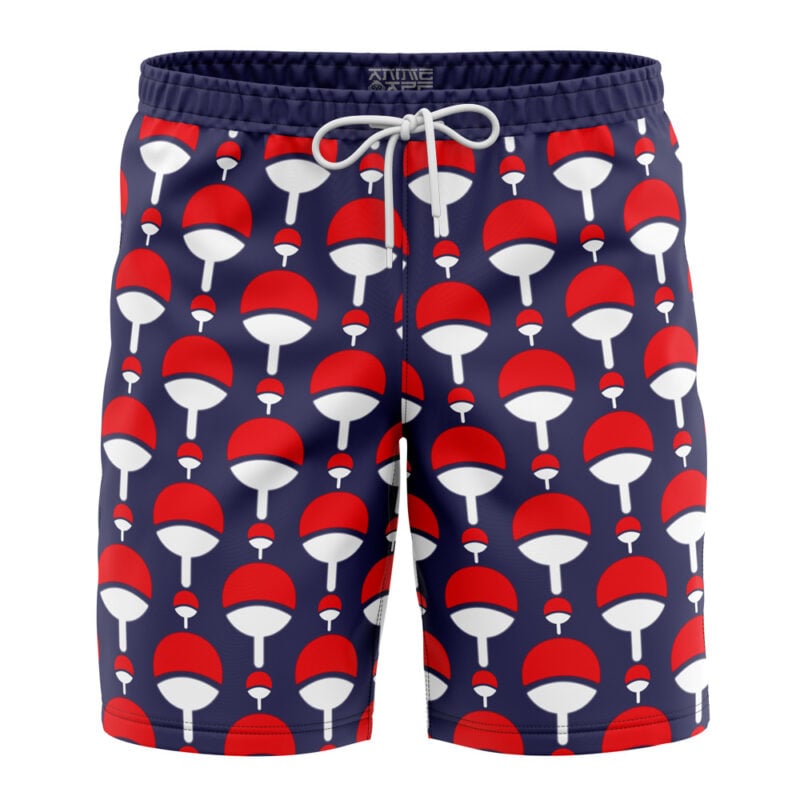 Uchiha Naruto Board Shorts Swim Trunks - Image 5