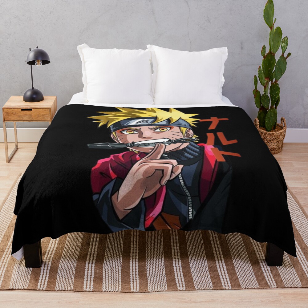 Naruto Uzumaki Throw Blanket