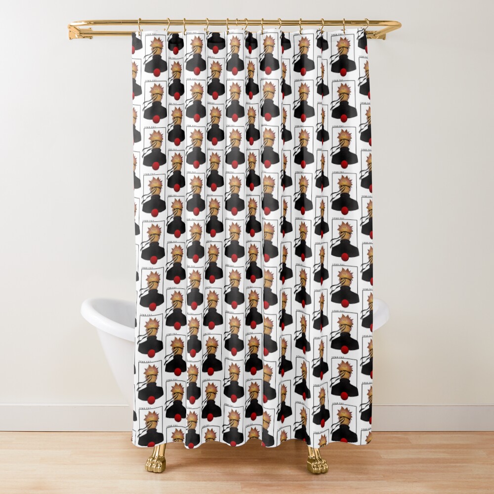 Orange Boy Shower Curtain