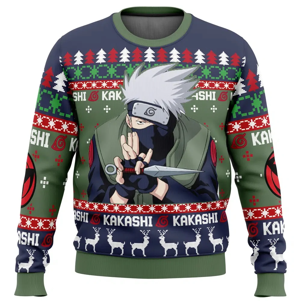 Naruto Kakashi Hatake Ugly Christmas Sweaters