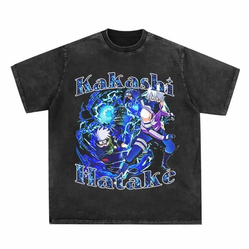 Naruto Anime Design Tribute Mineral Wash T-Shirt