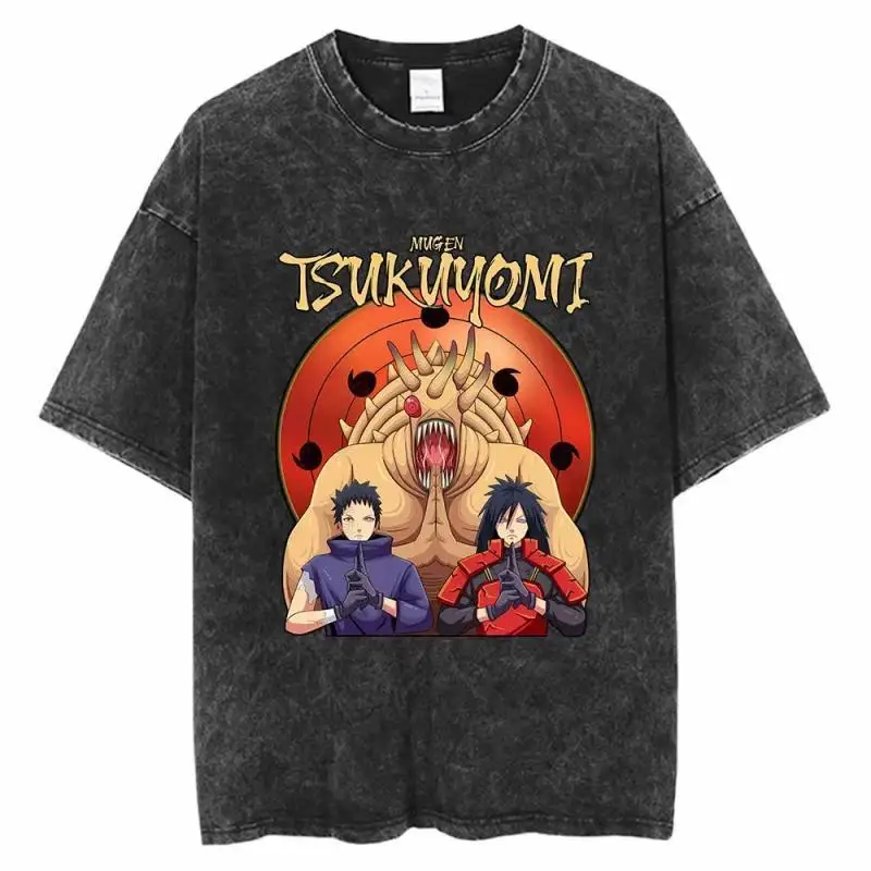 Naruto Anime Edition Style Mineral Wash T-Shirt