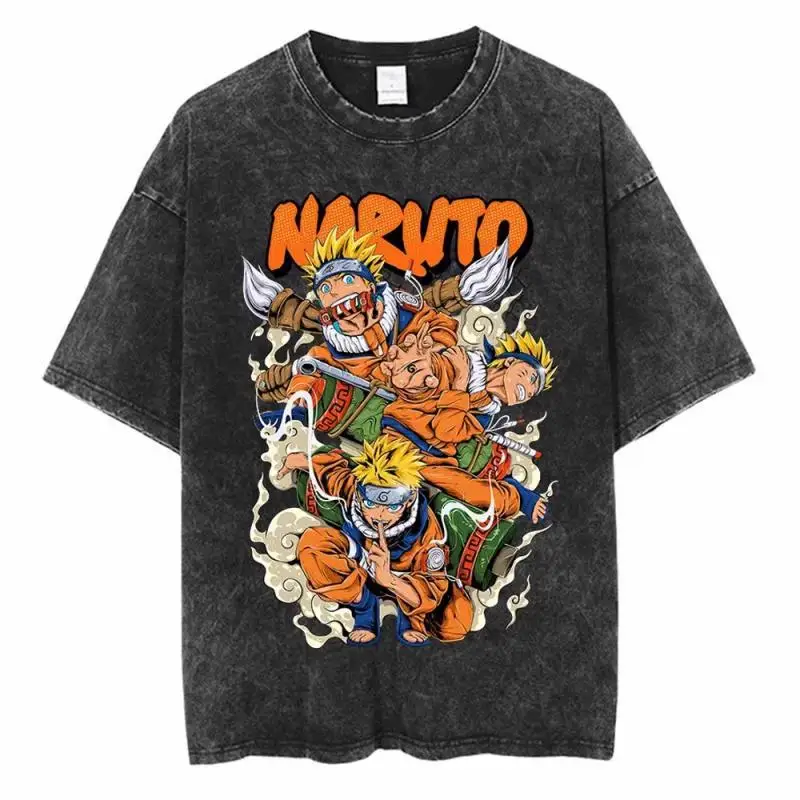 Naruto Anime Tribute Classic Mineral Wash T-Shirt