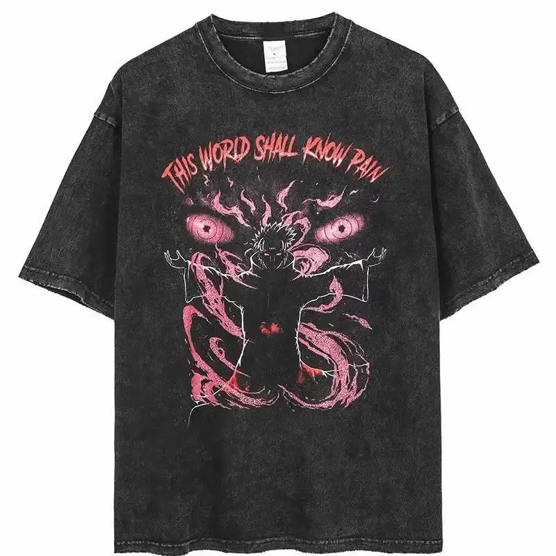 Naruto Anime Graphic Heritage Mineral Wash T-Shirt