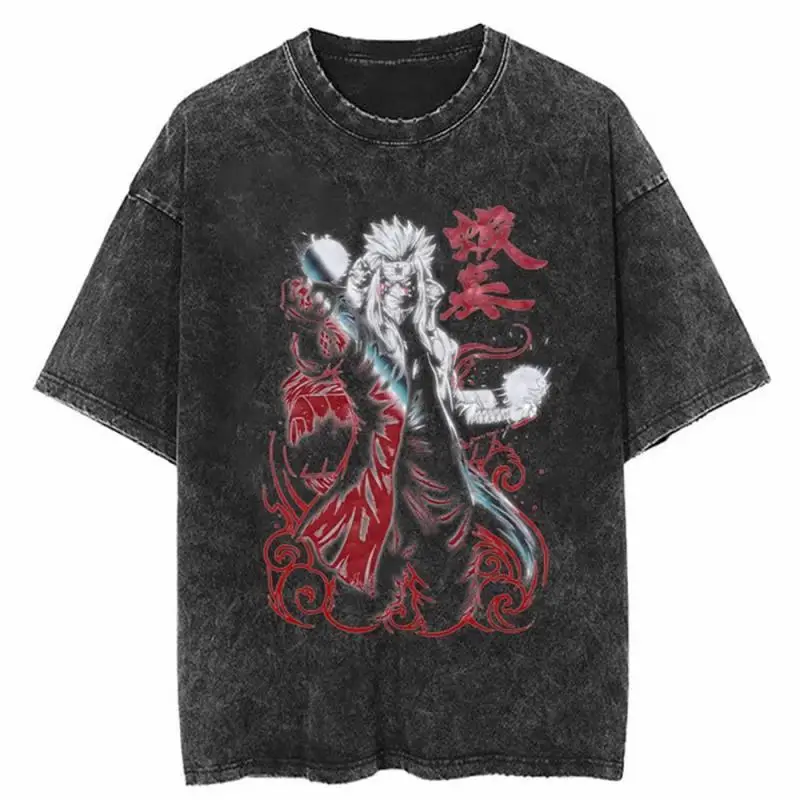 Naruto Anime Classic Artwork Mineral Wash T-Shirt